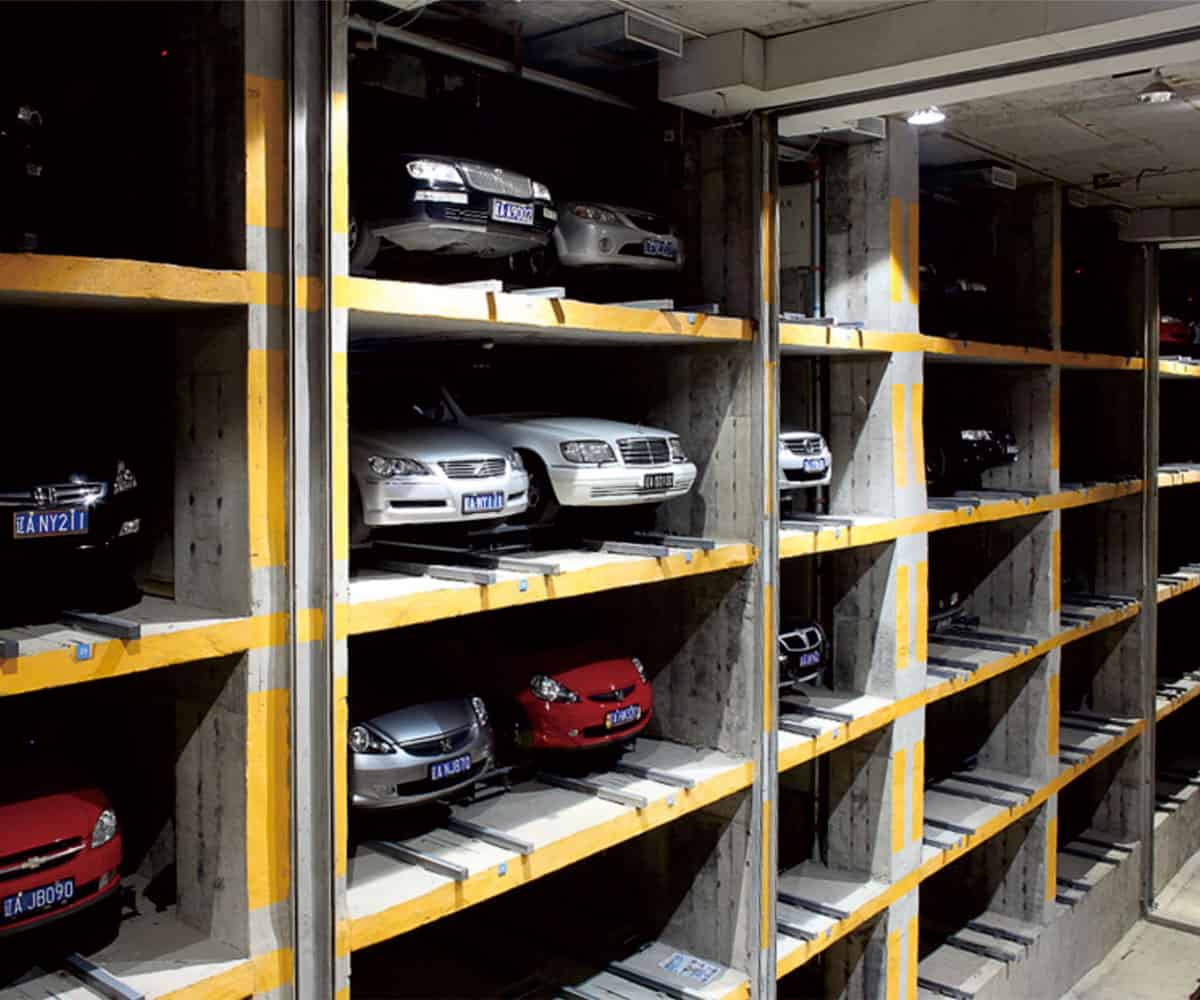 自動巷道堆垛式機械車庫